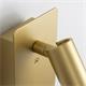 Aplique de Pared Oro con Lector LED de 3W | Serie VANESA