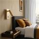 Aplique de Pared Oro con Lector LED de 3W | Serie VANESA
