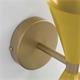 Aplique de Pared XENA Metal Mostaza Oro 2 Luces G9