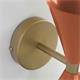 Aplique de Pared XENA Metal Terracota Oro 2 Luces G9
