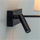 Aplique de Pared de Metal Negro con LED | Serie SAMANTHA