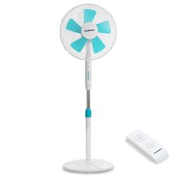 Ventilador de Pie Blanco 3 Velocidades y Temporizador, 45W