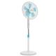 Ventilador de Pie Blanco 3 Velocidades y Temporizador, 45W