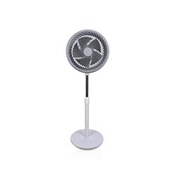 Ventilador de Pie Blanco de 5 Aspas con 3 Velocidades, 90W