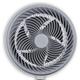 Ventilador de Pie Blanco de 5 Aspas con 3 Velocidades, 90W