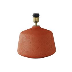 Armadura Lámpara de Mesa ANE Cerámica Terracota Metal Oro
