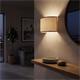 Aplique de Pared con Pantalla en Lino Beige | Serie ADINA