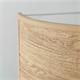 Aplique de Pared en Tejido de Madera Clara | Serie ADINA