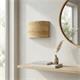 Aplique de Pared en Tejido de Madera Clara | Serie ADINA