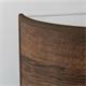 Aplique de Pared en Tejido de Madera Oscura | Serie ADINA