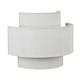 Aplique de Pared Doble en Lino Blanco | Serie AISHA