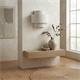 Aplique de Pared Doble en Lino Blanco | Serie AISHA