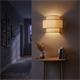 Aplique de Pared Doble en Lino Beige | Serie AISHA