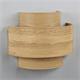 Aplique de Pared con Tejido de Madera Clara | Serie AISHA