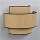 Aplique de Pared Doble con Rafia Beige | Serie AISHA