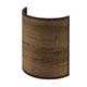 Aplique de Pared con Tejido de Madera Oscura | Serie DORA