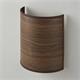Aplique de Pared con Tejido de Madera Oscura | Serie DORA