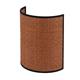 Aplique de Pared Rafia Terracota y Cinta Negra | Serie DORA