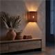 Aplique de Pared Rafia Terracota y Cinta Negra | Serie DORA
