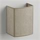 Aplique de Pared en Lino Beige y Cinta Beige | Serie ELEA