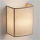 Aplique de Pared en Lino Beige y Cinta Beige | Serie ELEA