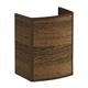 Aplique de Pared en Tejido de Madera Oscura | Serie ELEA