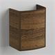 Aplique de Pared en Tejido de Madera Oscura | Serie ELEA