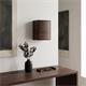 Aplique de Pared en Tejido de Madera Oscura | Serie ELEA