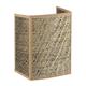 Aplique de Pared en Rafia Natural y Cinta Beige | Serie ELEA