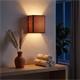Aplique de Pared Rafia Terracota y Cinta Beige | Serie ELEA
