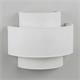 Aplique de Pared Blanco con Pantalla Doble | Serie AISHA