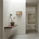 Aplique de Pared de Rafia Beige y Blanco | Serie BIMBA