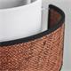 Aplique de Pared de Rafia Terracota y Blanco | Serie BIMBA
