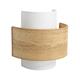 Aplique de Pared con Tejido de Madera Clara | Serie CIRA