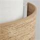 Aplique de Pared con Tejido de Madera Clara | Serie CIRA