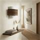 Aplique de Pared con Tejido de Madera Oscura | Serie CIRA