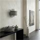 Aplique de Pared de Rafia Gris y Blanco | Serie CIRA