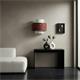 Aplique de Pared de Rafia Terracota y Blanco | Serie CIRA