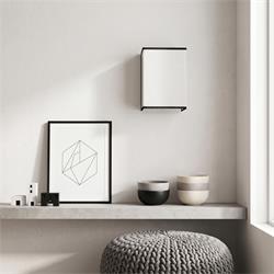 Aplique de Pared en Lino Blanco Cinta Negra | Serie KAINDA