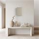 Aplique de Pared en Lino Beige Cinta Beige | Serie KAINDA