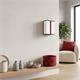 Aplique de Pared en Lino Blanco y Rojo | Serie KAINDA