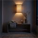 Aplique de Pared en Rafia Beige Cinta Negra | Serie KAINDA