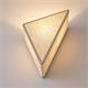 Aplique de Pared Triangular en Lino Beige | Serie RITA