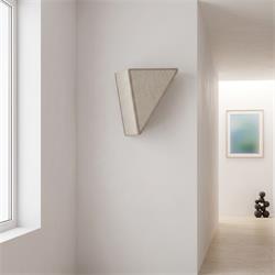 Aplique de Pared Triangular en Lino Beige | Serie RITA