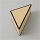 Aplique de Pared Triangular de Rafia Beige | Serie RITA
