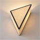 Aplique de Pared Triangular de Rafia Beige | Serie RITA