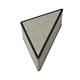 Aplique de Pared Triangular de Rafia Gris | Serie RITA