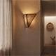 Aplique de Pared Triangular de Rafia Natural | Serie RITA