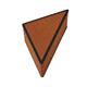 Aplique de Pared Triangular de Rafia Terracota | Serie RITA