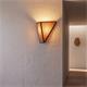 Aplique de Pared Triangular de Rafia Terracota | Serie RITA